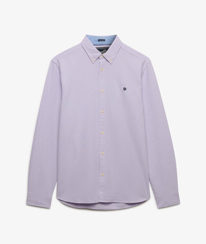 Preppy Oxford Overhemd met Lange Mouwen