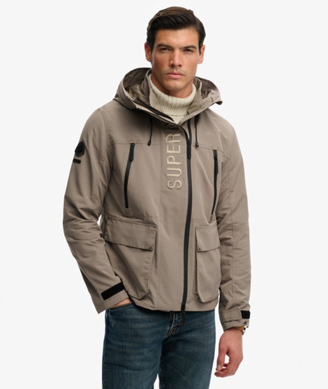 Ultimate Geborduurd Windbreaker Jack met Capuchon