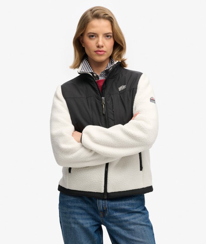 Polar Fleece Hybrid Trekker Jas