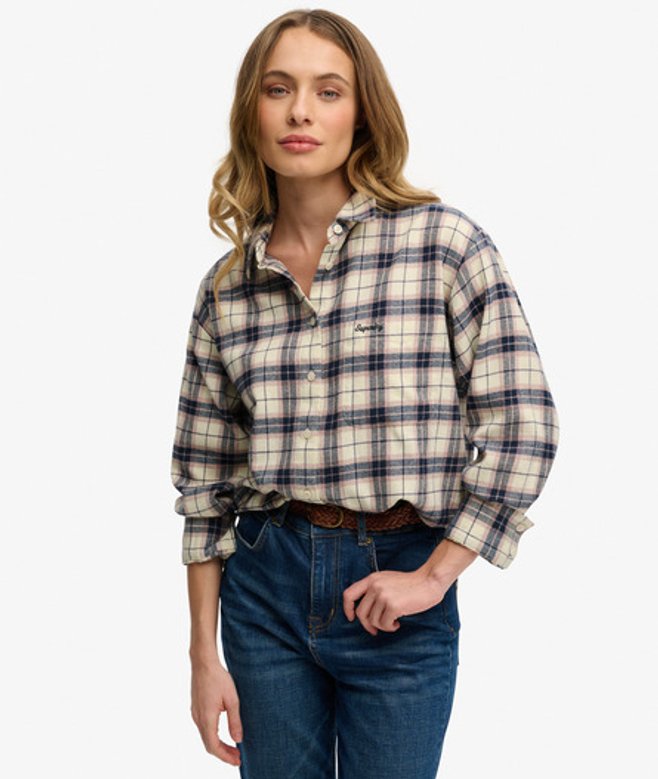 Geruite Flanel Relaxed Overhemd