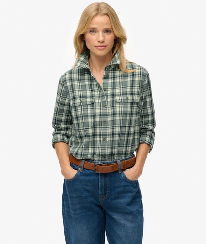 Lumberjack Geruite Flanellen Overhemd
