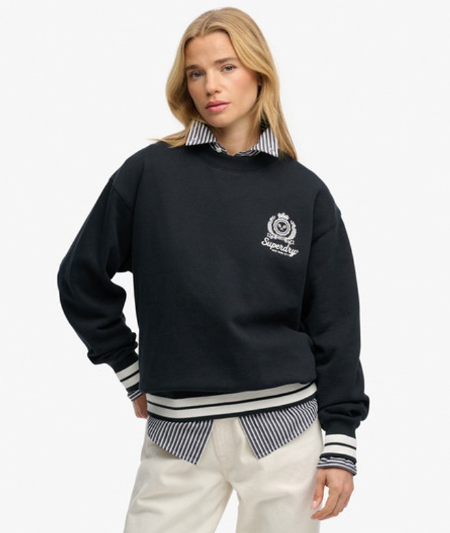 Country Club Crest Crew Sweatshirt
