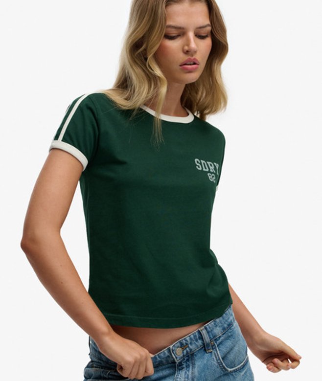 Athletic Essentials T-shirt met Zijstreep