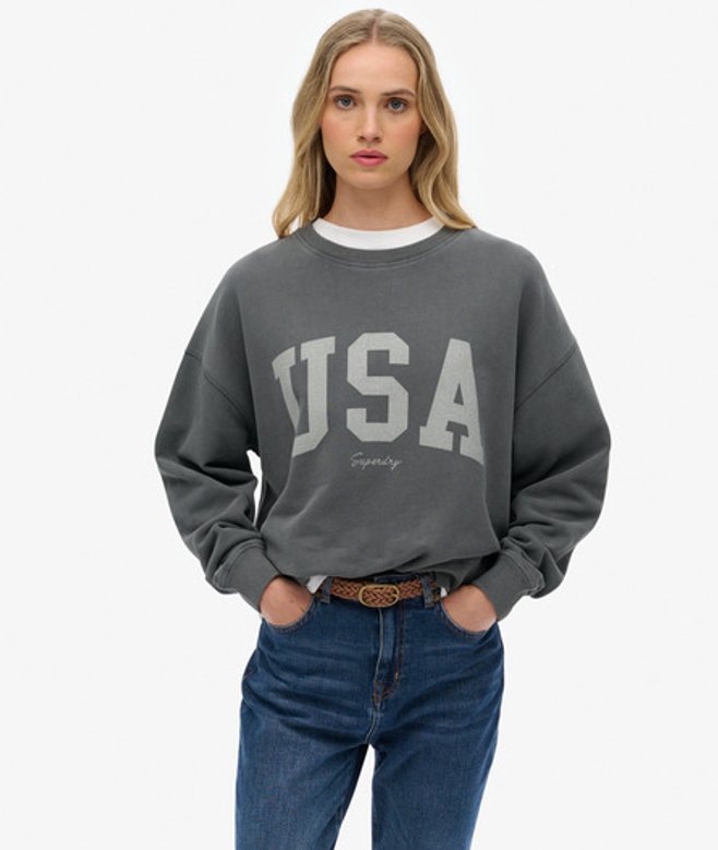 Athletic Essentials Relaxed Crew Sweatshirt
