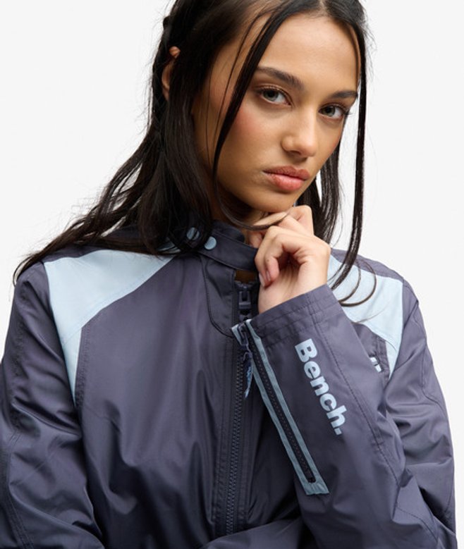 Bench Racer Shell Jas Met Dubbele Rits