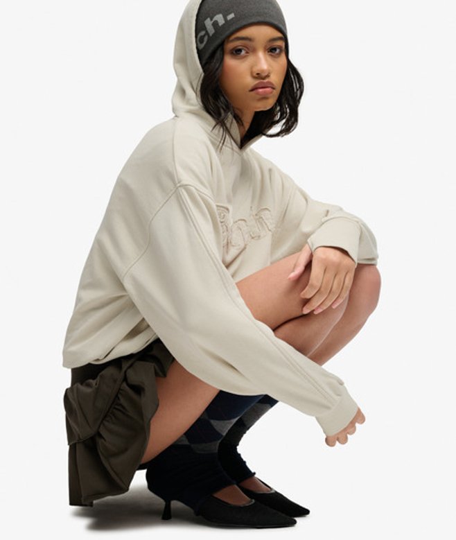 Bench Oversized Applique Hoodie