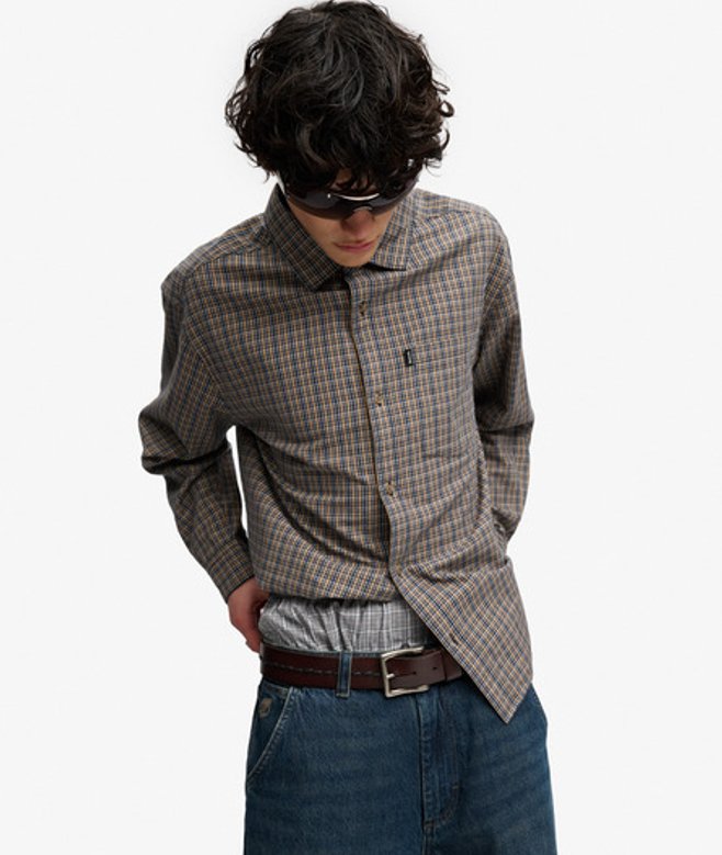 Bench Skater Check Overhemd met Lange Mouwen