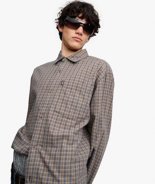 Bench Skater Check Overhemd met Lange Mouwen