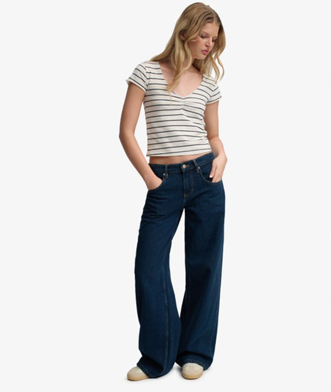Mid Rise Baggy Jeans