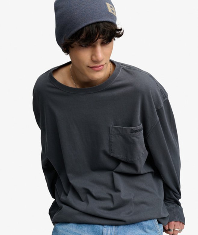 Bench Boxy Longsleeve Top met Zak