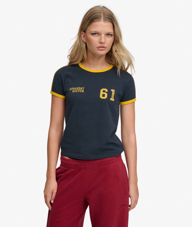 Athletic Essentials Gestreept T-shirt