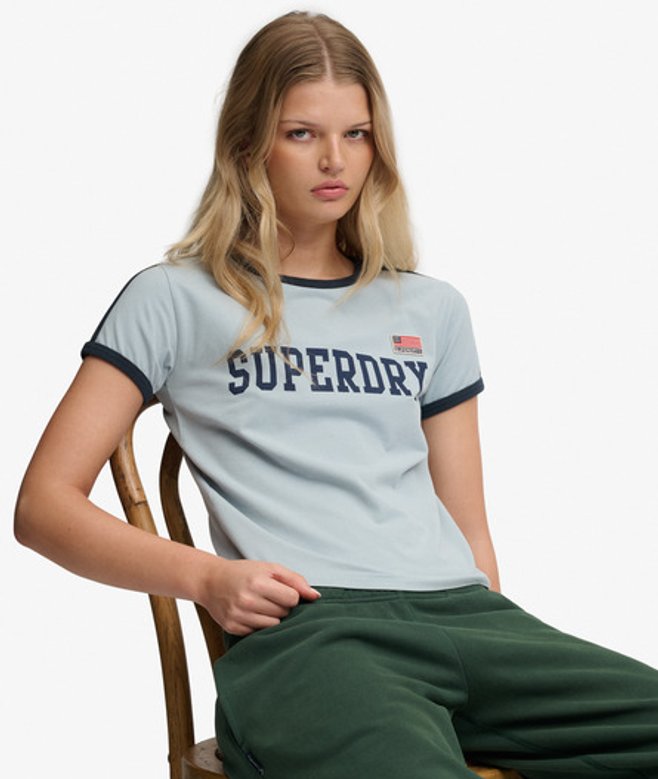Athletic Essentials Gestreept T-shirt