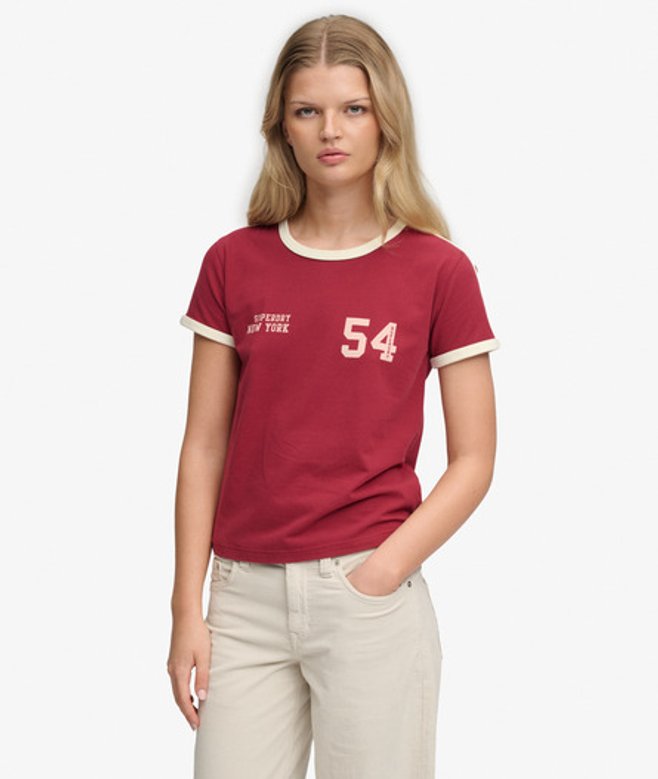 Athletic Essentials Gestreept T-shirt
