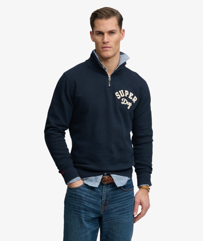 Vintage Athletic Halve Rits