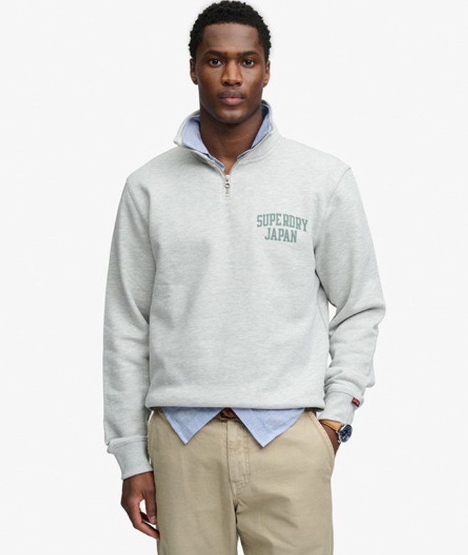 Athletic Essentials Halve Rits Sweatshirt