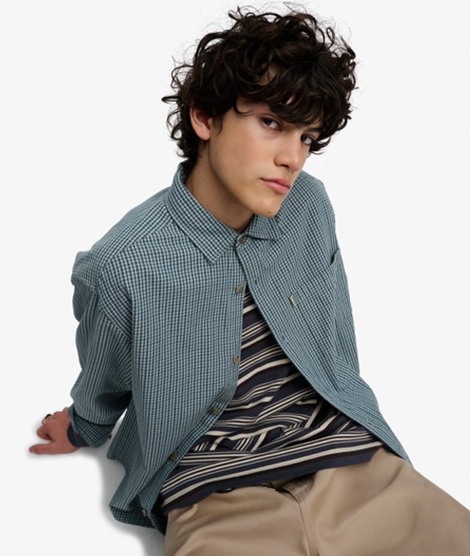 Bench Skater Check Overhemd met Lange Mouwen