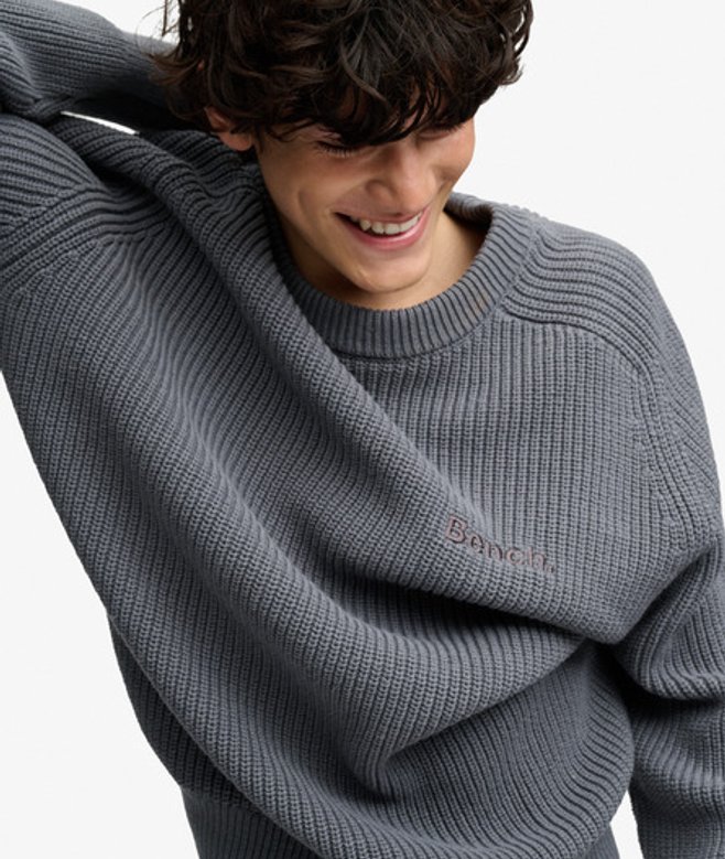 Bench Ribbed Boxy Trui