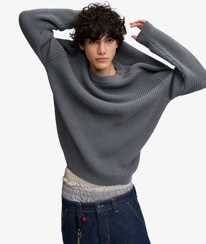 Bench Ribbed Boxy Trui