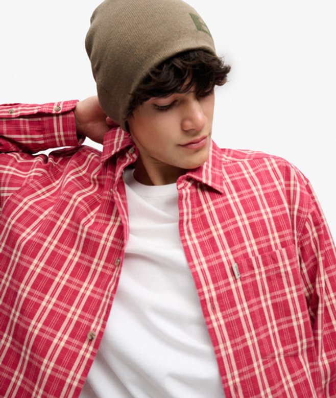 Bench Skater Check Overhemd met Lange Mouwen