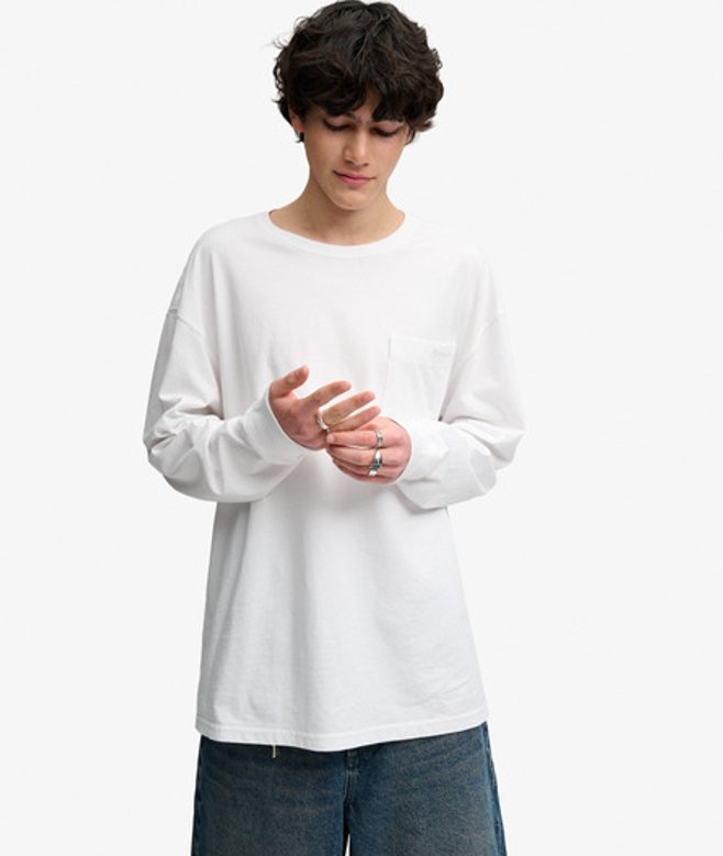 Bench Boxy Longsleeve Top met Zak