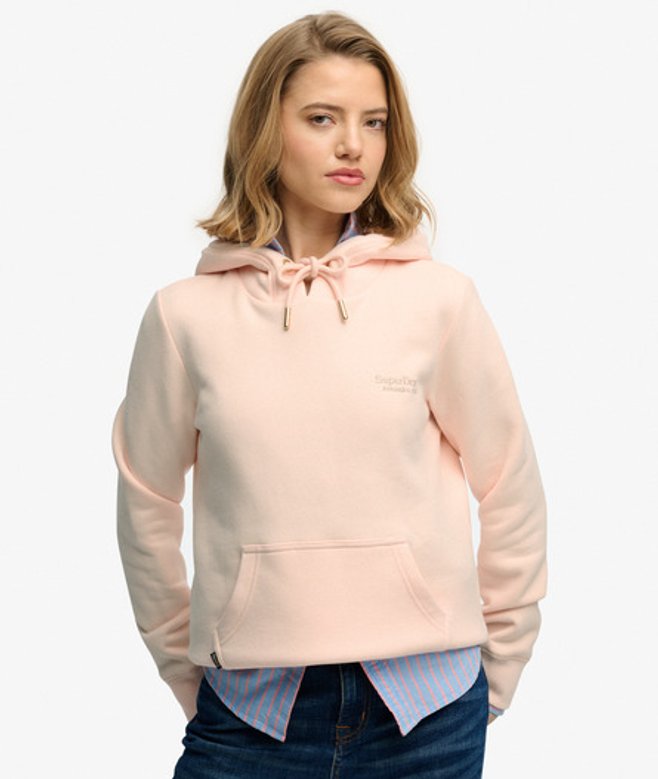 Superdry Essential Logo Hoodie Pink