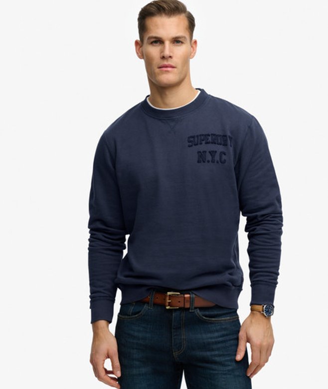Vintage Athletic Tonal Crew Sweatshirt