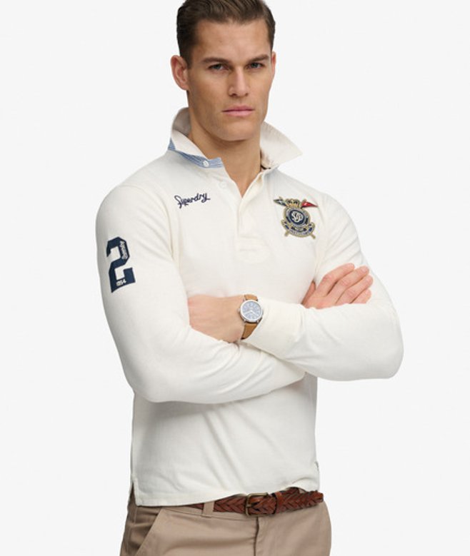 Rugbytop met Dubbel Embleem