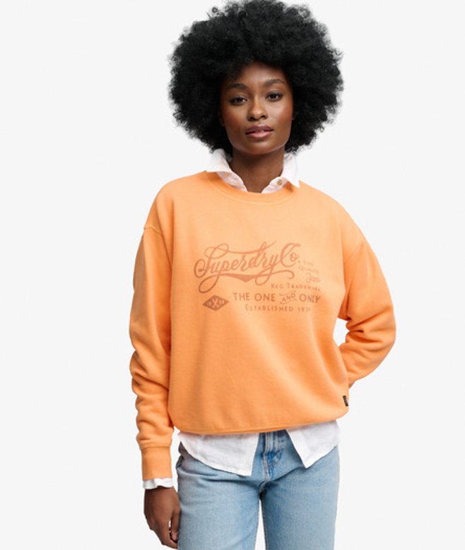 Industry Worker Losse Crew Sweatshirt