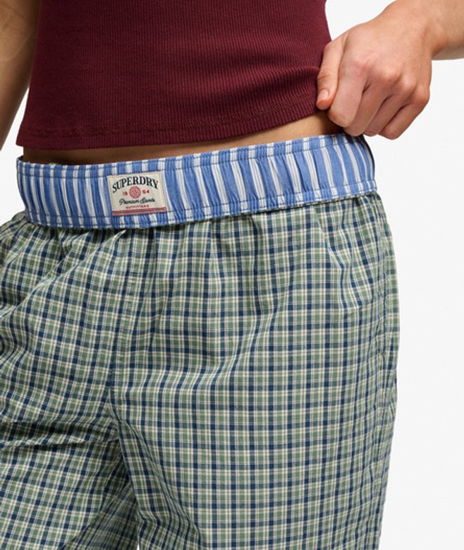 Mini Check Katoenen Broek
