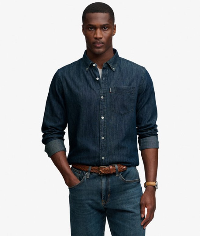 Essential Gestapeld Logo Geborduurde T-shirt