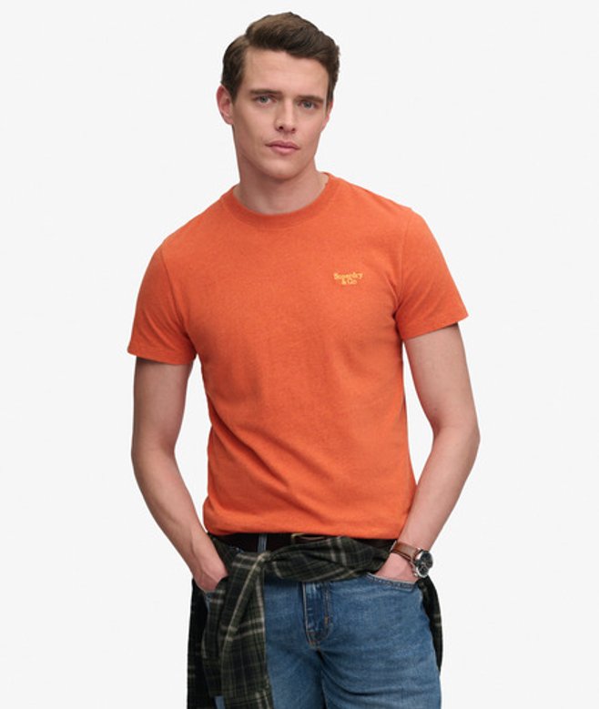 Essential Serif Logo T-shirt Slanke Pasvorm