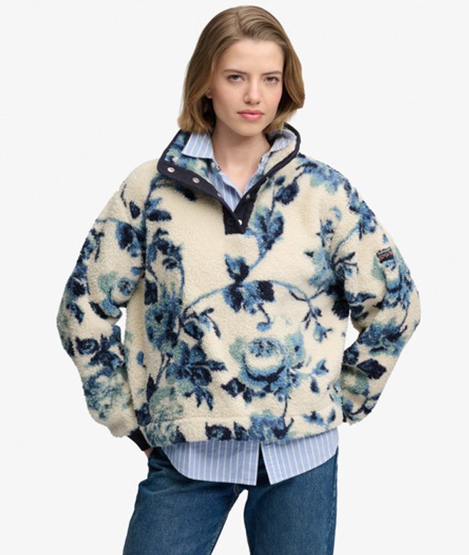 Superdry Super Soft Printed Teddy Fleece FR - vue 3