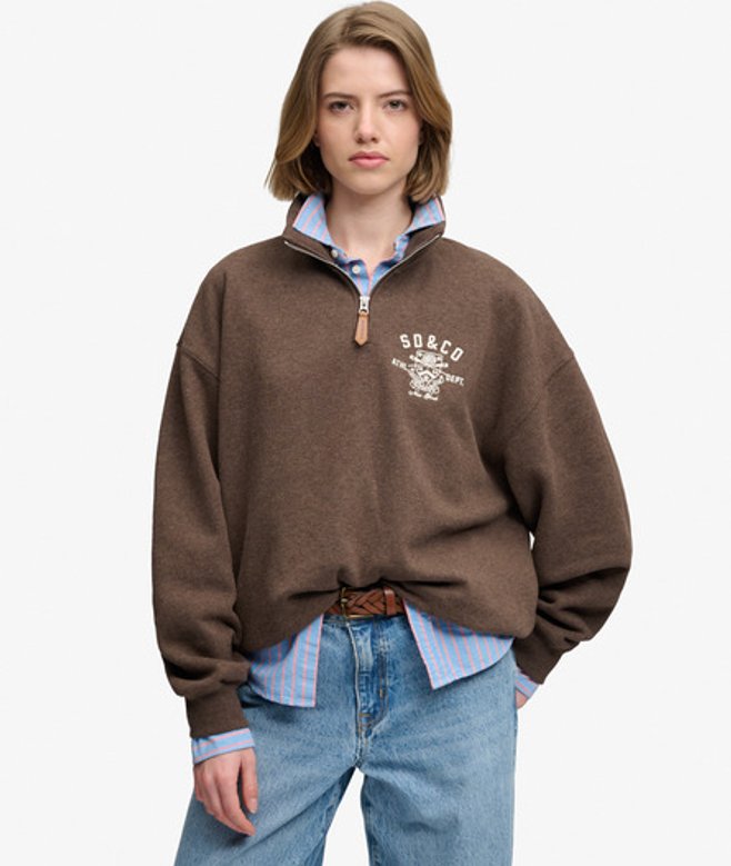 Country Club Half Zip Sweatshirt