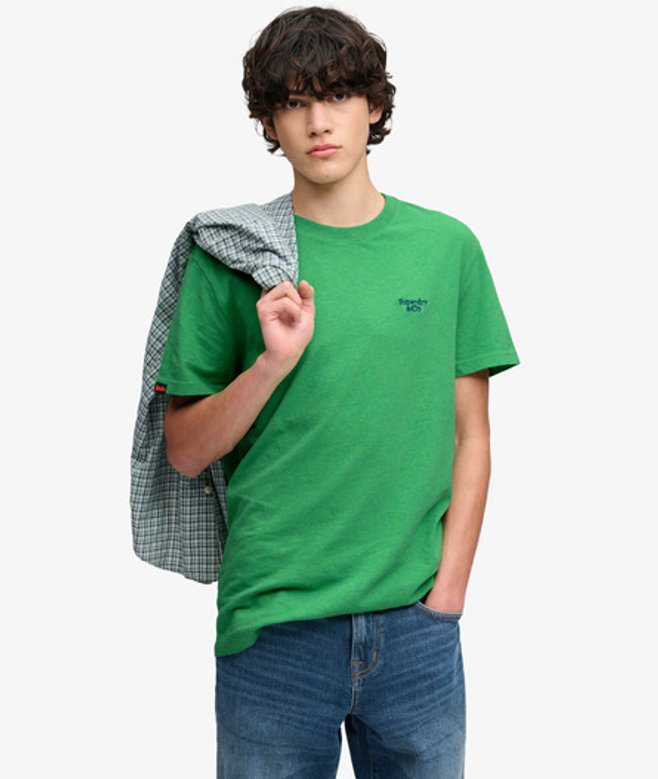 Essential Serif Logo Geborduurde T-shirt