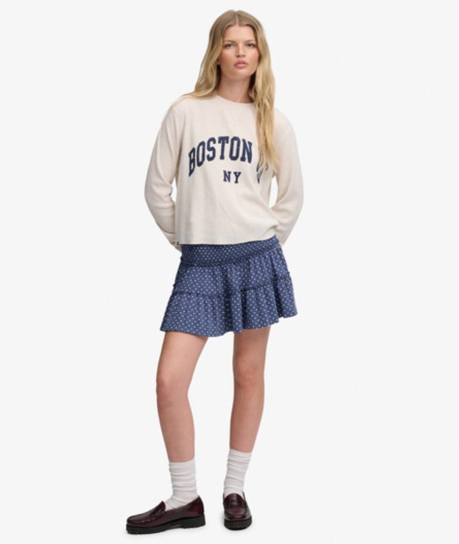 Gelaagde Jersey Minirok