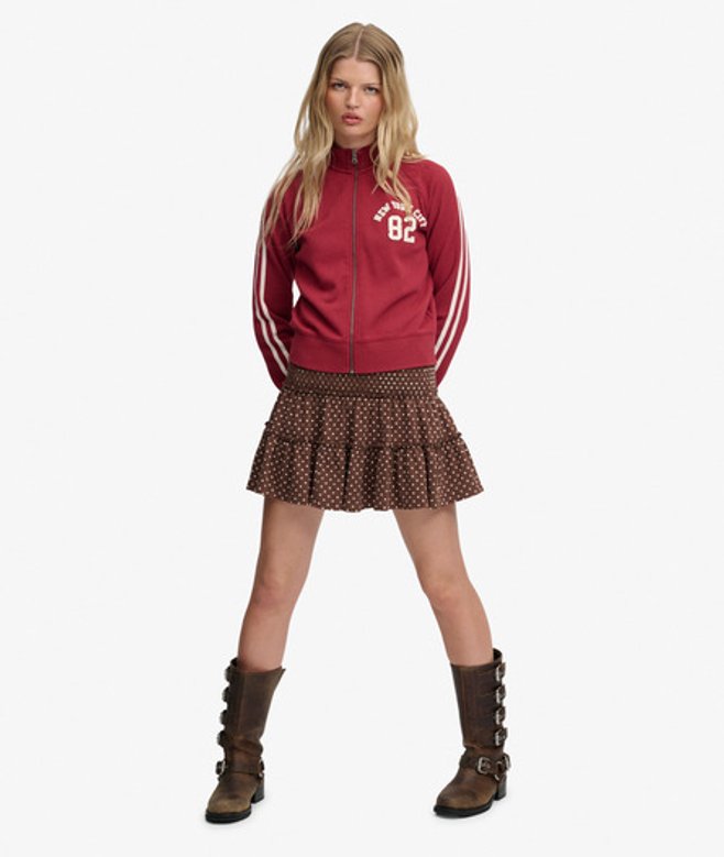 Gelaagde Jersey Minirok