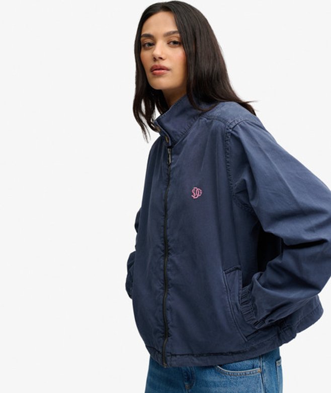 Katoenen Harrington Jas