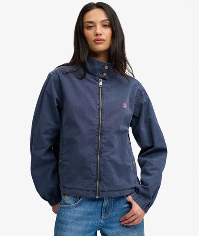 Katoenen Harrington Jas