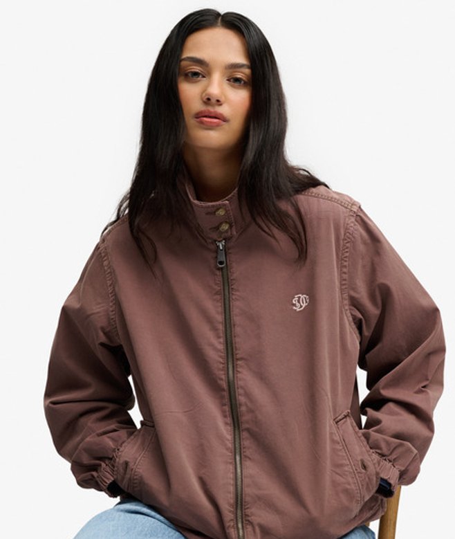 Katoenen Harrington Jas