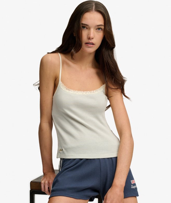 Athletic Essential Kanten Cami Top