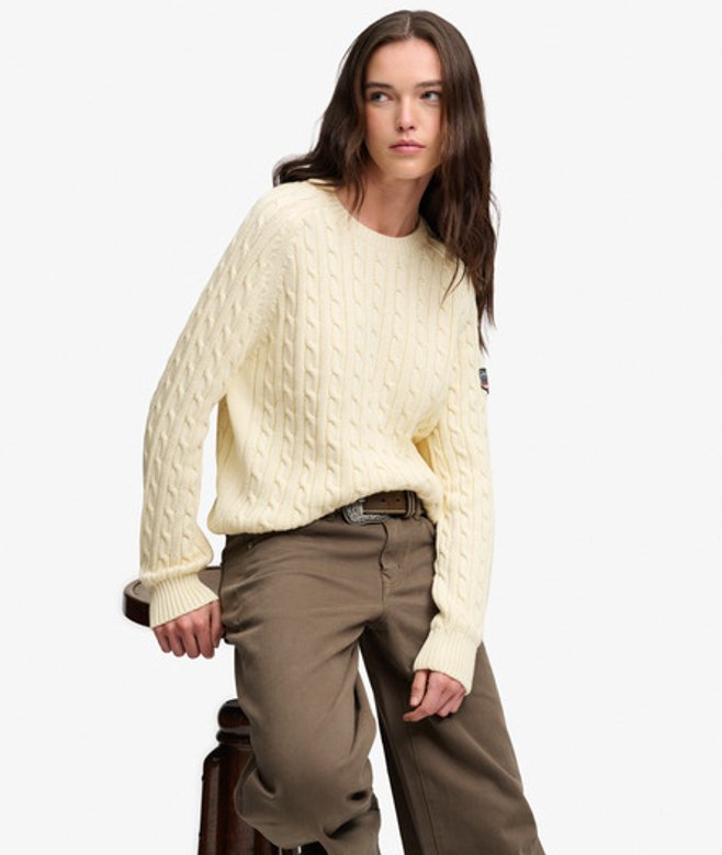 Slouchy Kabeltrui