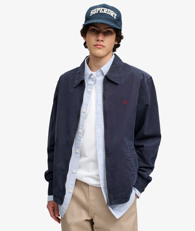 Lichtgewicht Preppy Harrington Jas Relaxed Pasvorm
