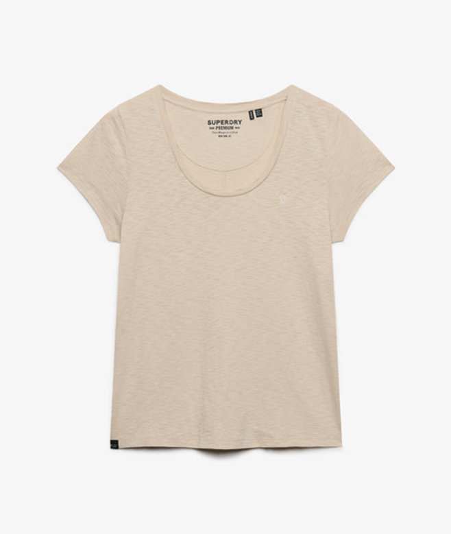 Studios T-shirt met Slanke Pasvorm