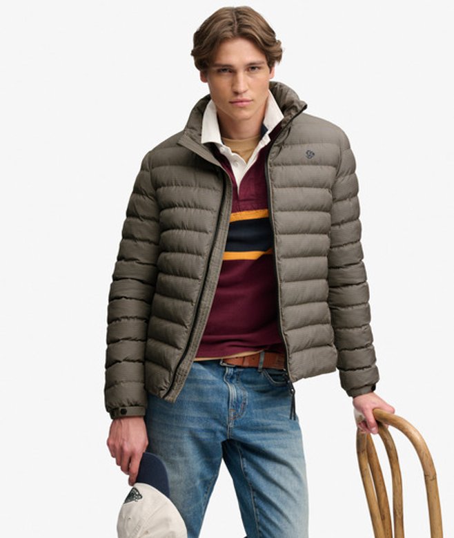Fuji Estate Gewatteerde Jas Slanke Pasvorm