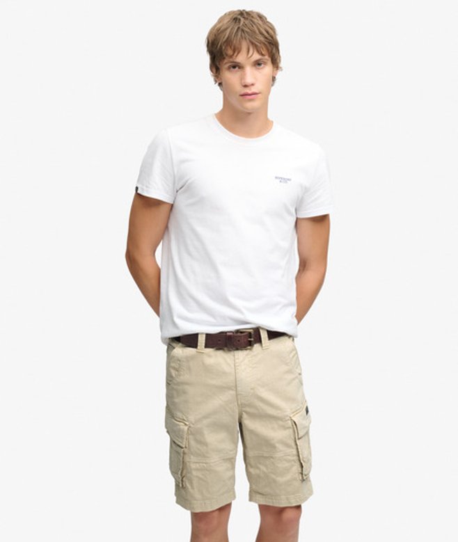 Superdry Herren Core Cargo Shorts Beige - Größe: 30