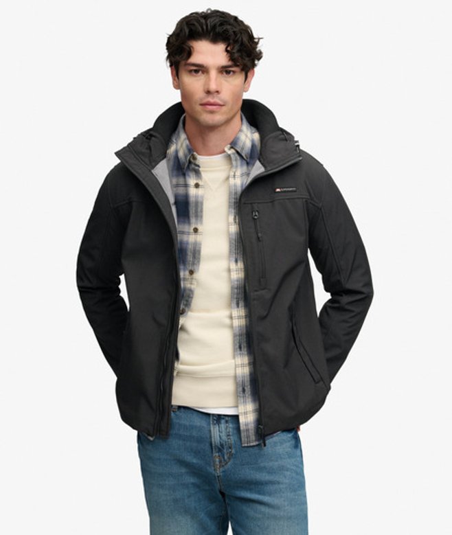 Hooded Soft Shell Trekker Jas