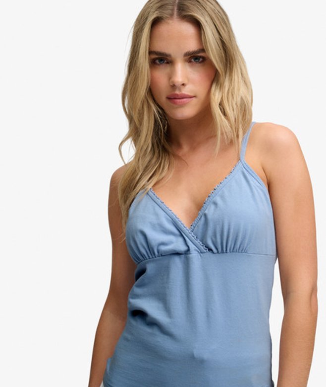 Athletic Essentials V-hals Tanktop met Kant