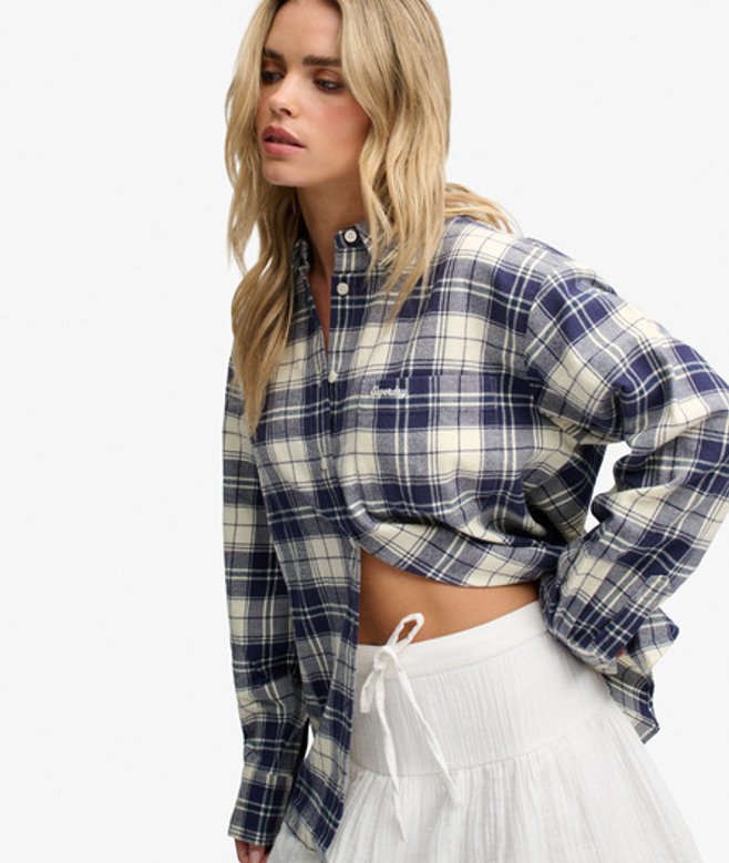 Geruite Flanel Relaxed Overhemd