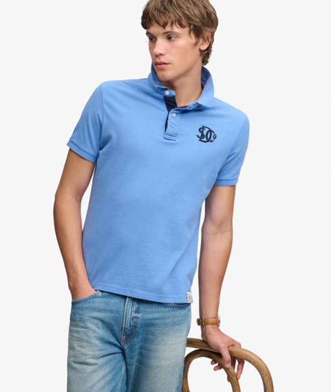 Piqué Monogram Poloshirt