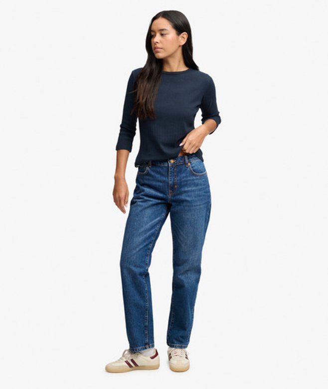 Organic Cotton Straight Jeans Normale Pasvorm